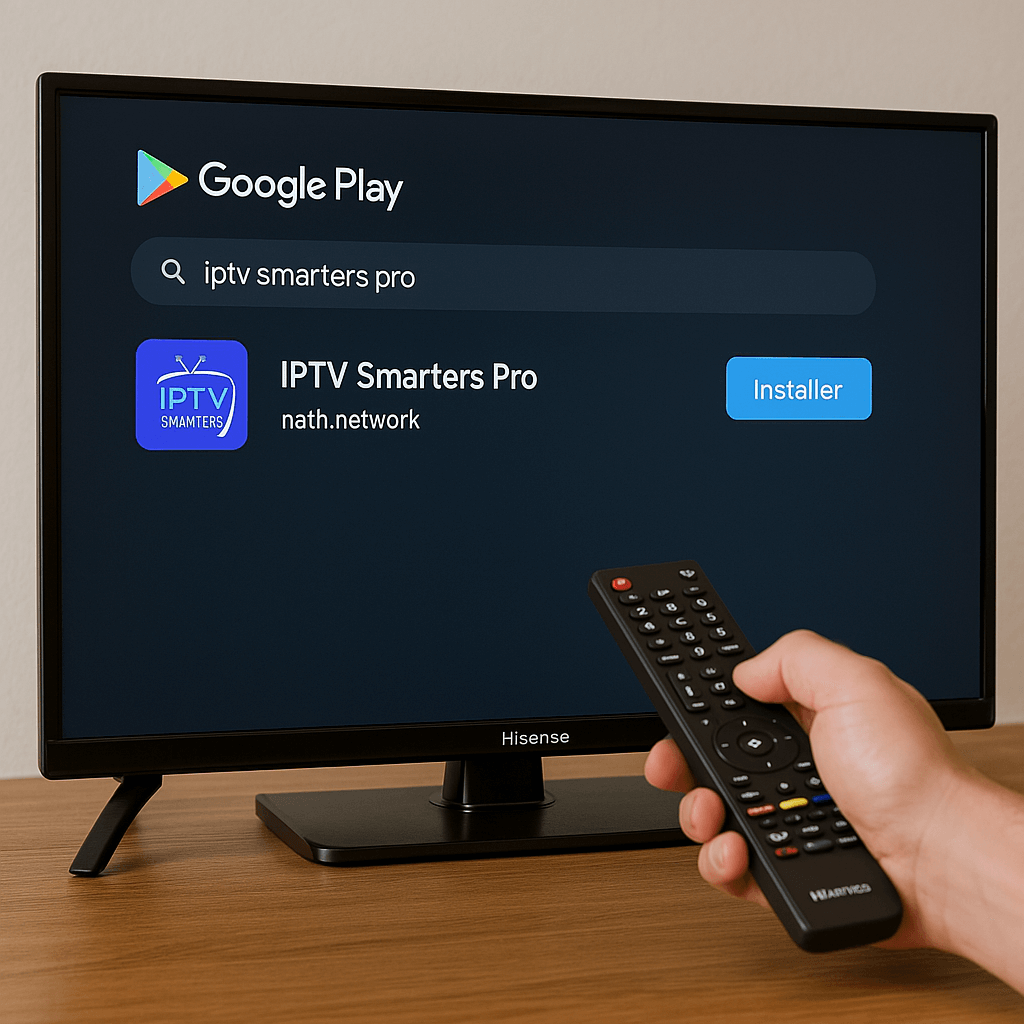 Installer IPTV sur TV Hisense