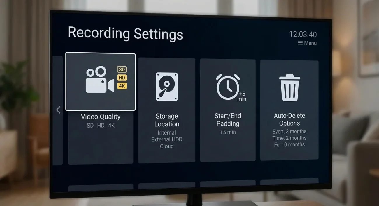 Comment programmer un enregistrement sur IPTV