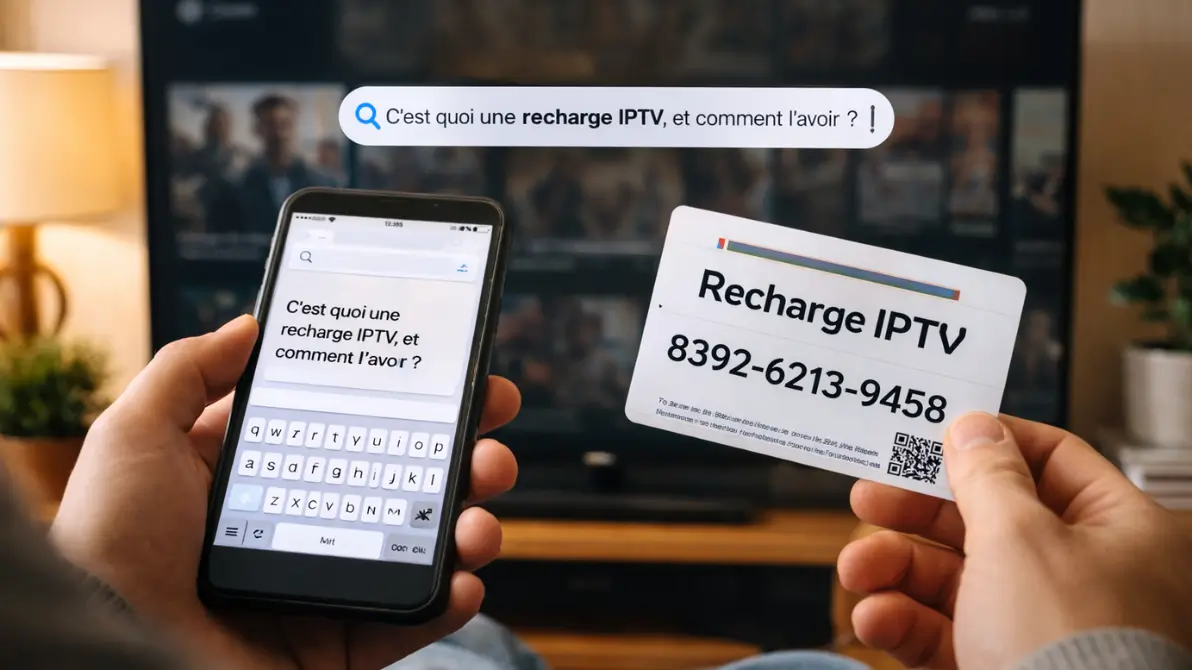 c'est quoi une recharge iptv