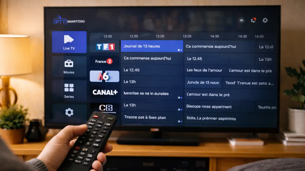 epg sur iptv smarters